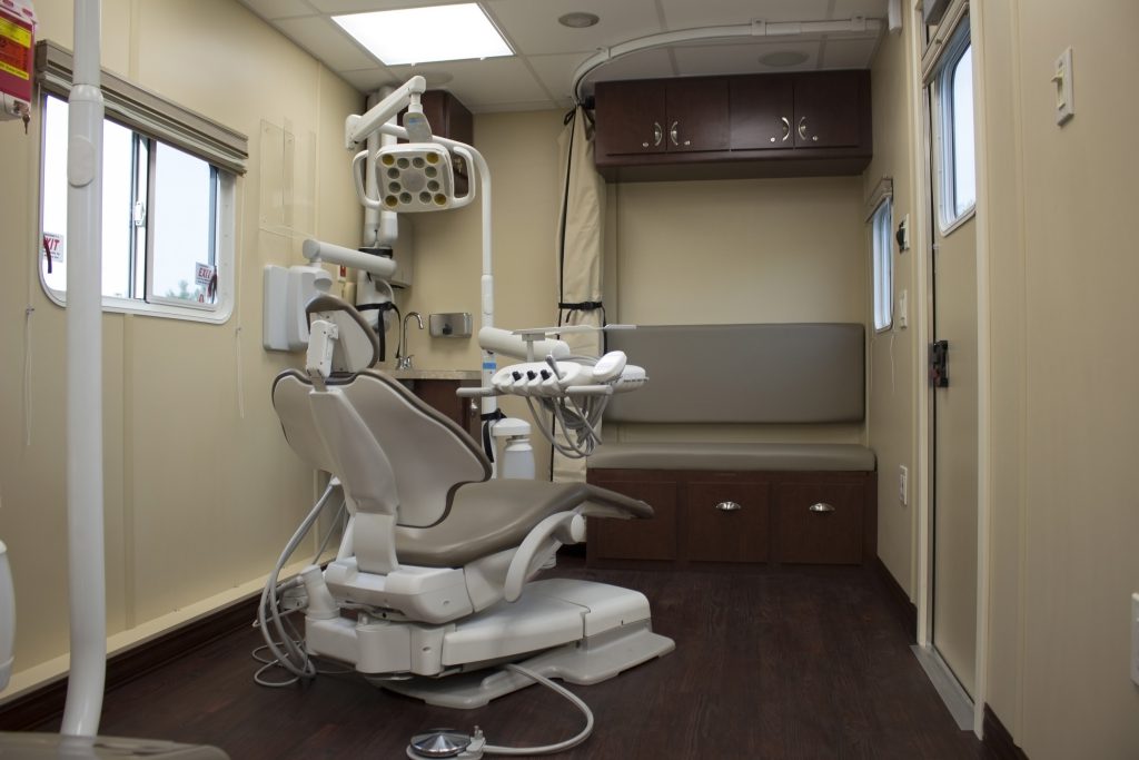New York Mobile Dental Coaches Interior Equipment