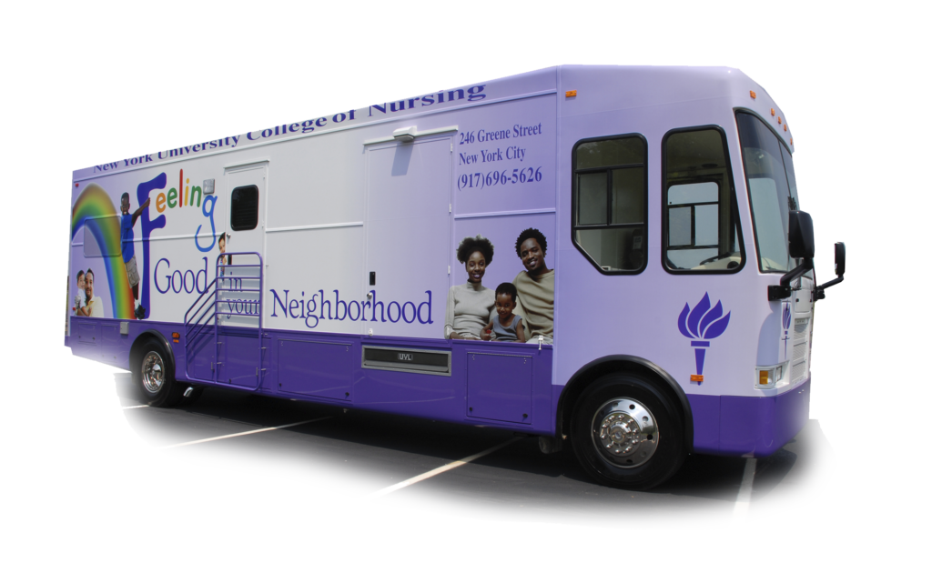 New York University Medical Mobile Coaches Transparent Background